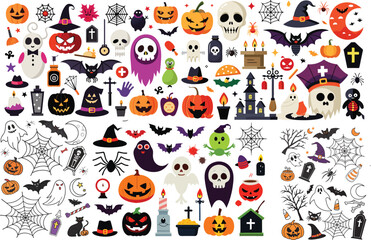 Obraz premium halloween vector 