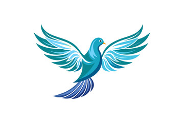 Fototapeta premium dove with wings