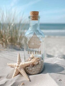 Flaschenpost: Urlaub am Meer