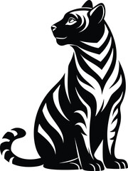 A powerful collection of stylized tiger illustrations