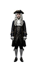 Naklejka premium A Macaroni from 1770s London