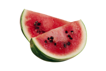 Fresh, ripe watermelon slices, ready to eat.