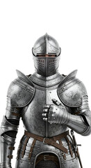 Fototapeta premium A medieval knight in tournament armor
