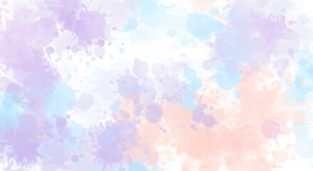Pastel watercolor painting: A dreamy blend of watercolor splashes in soft pastel hues, evoking a sense of tranquility and artistic expression.
