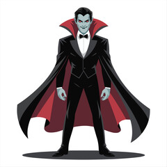 Classic Vampire in Formal Attire