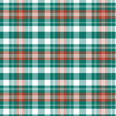 Holiday Gingham Check - Red and Green Fabric Texture