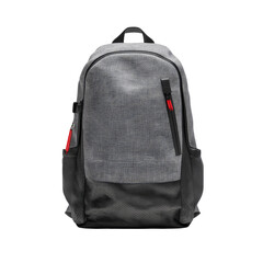 Stylish Black and White Grid Pattern Backpack