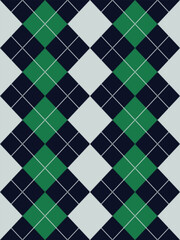 Argyle traditional vector pattern.Seamless geometric illustration pattern.Scotland argyll intarsia pastel element style .Design for fabric clothing,sweater,socks,wrapping,tablecloth,blanket,decoration