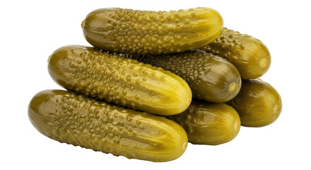 Isolated Pile of Pickles