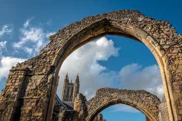 Views from the city of Canterbury, England