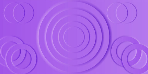 Abstract Purple Geometric Background with Interlocking Circle Shapes. eps 10, web