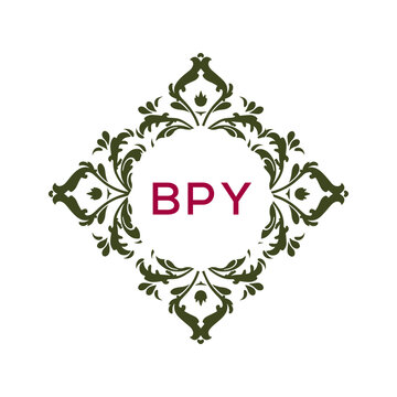 BPY Letter Initial Logo Design Template Vector Illustration