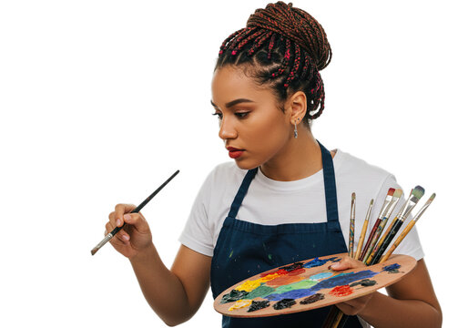 Child drawing with colored pencils smiling and having fun in preschool