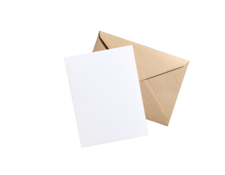 Save the Date Card with Floral Elements – Mockup Style Transparent Background PNG - Powered by Adobe