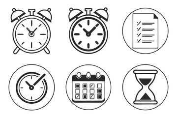set of clocks