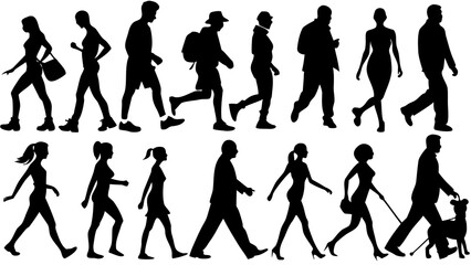 silhouettes of women