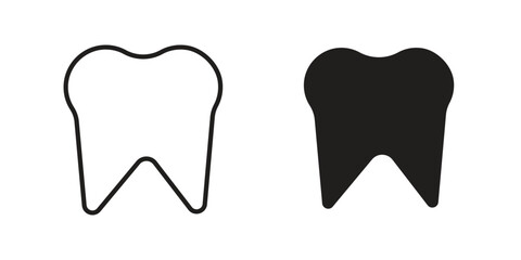 Tooth icon. modern vector symbols set