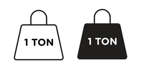 Tonne icon. modern vector symbols set