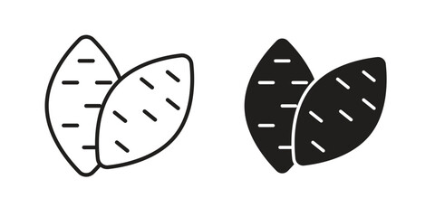 Sweet potato icon. modern vector symbols set