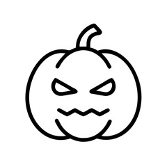 Obraz premium halloween pumpkin face