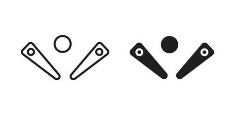 Pinball icon. modern vector symbols set