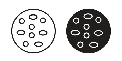 Leukemia icon. modern vector symbols set