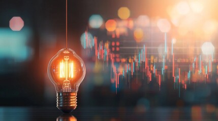 Innovative business strategies urban office digital design modern workspace close-up data visualization for growth