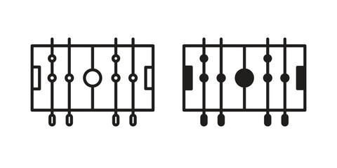 Foosball icon. modern vector symbols set