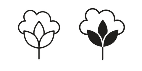 Cotton icon. modern vector symbols set