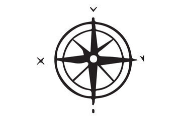 Simple earth globe with Americas, Europe and Africa visible. Photorealistic world globe isolated on white