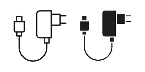 Charger icon vector, Symbol, logo illustrations