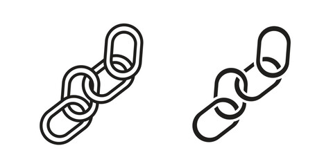 Chain icon. modern vector symbols set