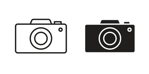 Camera icon vector, Symbol, logo illustrations