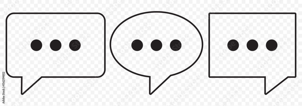 Poster chat icon vector isolated on white background. chat vector icon. speech bubble. message. contact us 