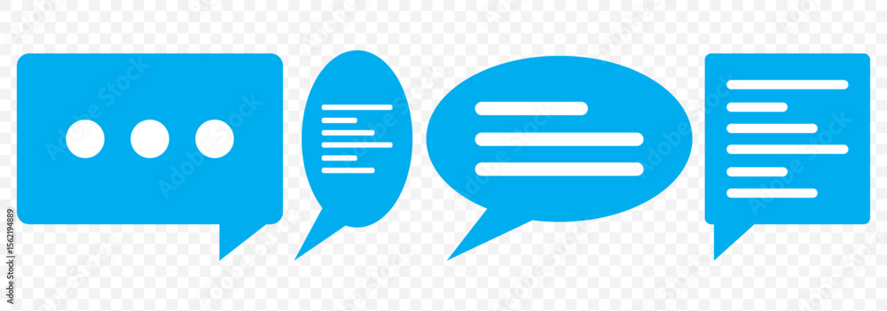 Poster chat icon vector isolated on white background. chat vector icon. speech bubble. message. contact us 