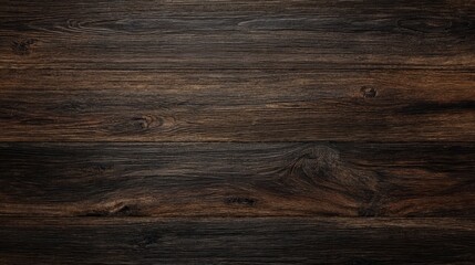 Naklejka premium The elegant dark wooden texture creating a rustic and warm atmosphere.