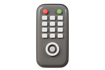 3d Remote Television Control icon. Electronic device, Entertainment digital video media concept....