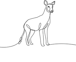 sketch of a deer Minimal Goat Line Art – Hand Drawn Wildlife Illustration