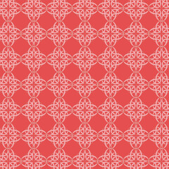 seamless pattern with red hearts