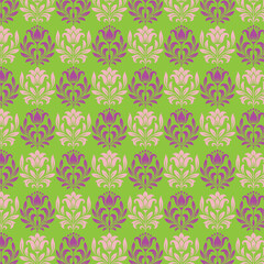 seamless pattern with flowers