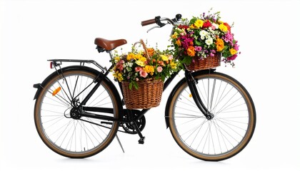 bicycle and flowers