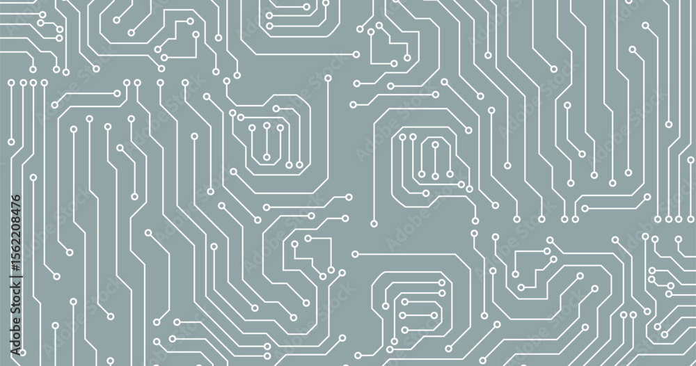 Poster circuit board electronics digital technology banner. abstract technology background. tech futuristic