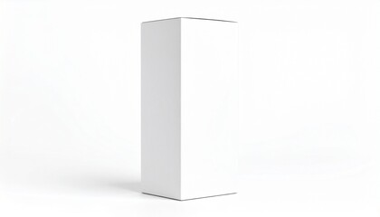 blank billboard isolated on white background