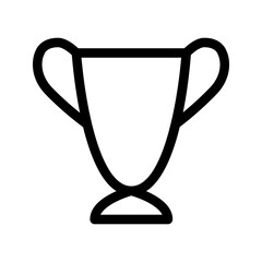 Trophy icon set. Award  sign. for mobile concept and web design. vector illustration on background