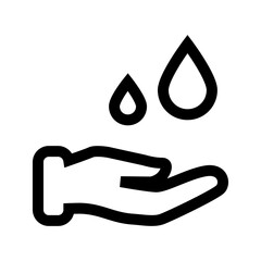 washing hand icon. wash or washing hands to keep clean. vector illustration