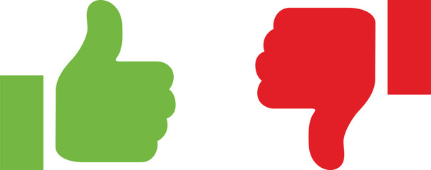 vector illustration of a hand holding a bottle, Like and dislike icons set. Thumbs up and thumbs down icons.

