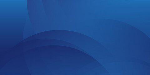 Abstract blue background with circles. Vector illustration