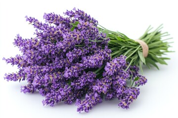 Rustic Lavender Bundle on Weathered Wooden Table