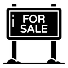 Premium download icon of sale board