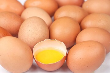 Telur Ayam. Chicken eggs are eggs produced by chickens